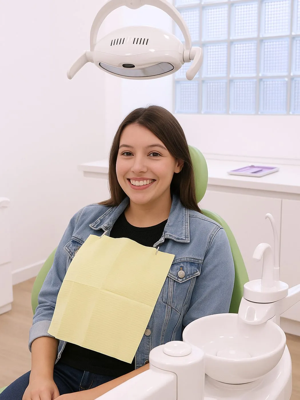 Gabinete dental equipado listo para usar